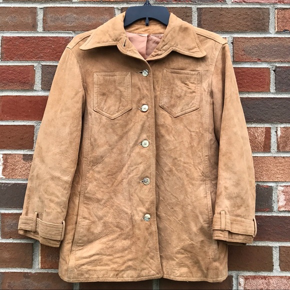 Vintage 1970’s Calvin Klein suede leather jacket - Picture 1 of 8